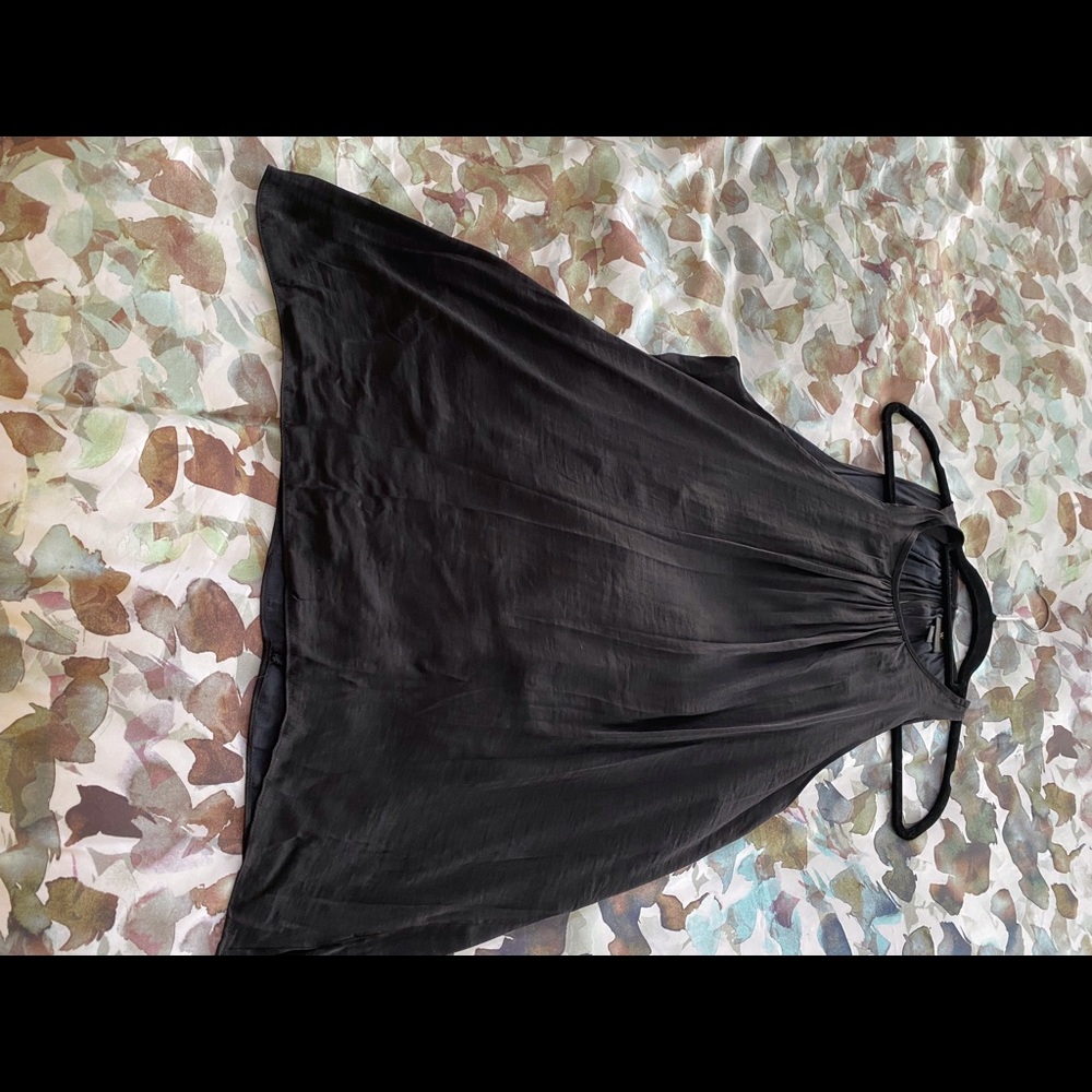 Halter style trapeze top